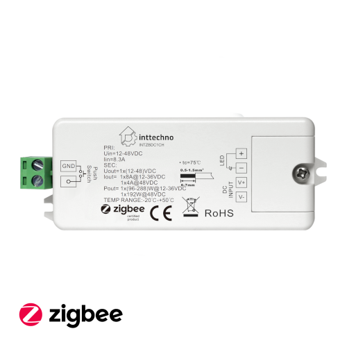Inttechno INTZBDC1CH LED-контроллер на 1 канал